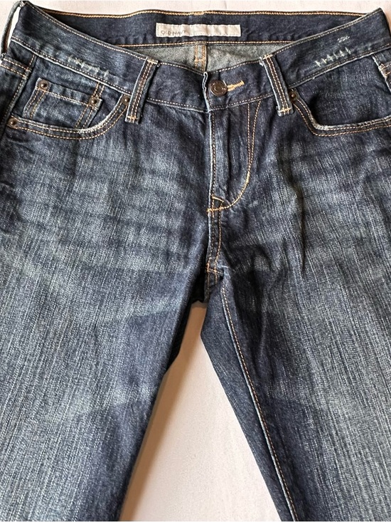 Old Navy Jeans Womens Bootcut 2009 Low Rise Dark Wash Blue Denim 30” Inseam Sz 2 - Picture 5 of 16